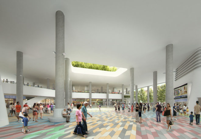 Kampung Admiralty by WOHA Architects, Kampung Admiralty Singapore, smart assisted living for cities, urban design for elderly, urban design for baby boomers, urban design for elder care