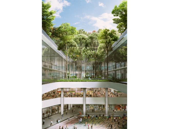 Kampung Admiralty by WOHA Architects, Kampung Admiralty Singapore, smart assisted living for cities, urban design for elderly, urban design for baby boomers, urban design for elder care