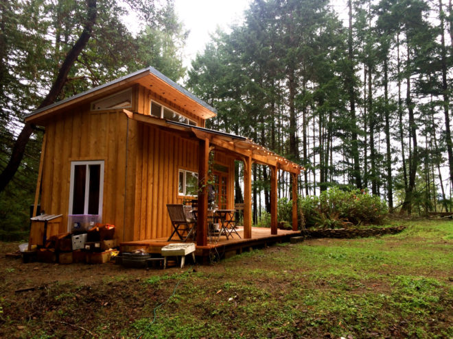 tiny house, keva tiny house, rebecca grim tiny house, tiny home british columbia, canadian tiny house, salt spring island tiny house, wooden tiny house