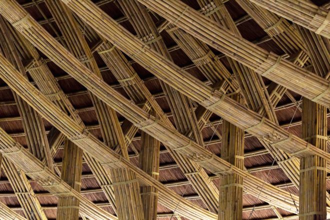 Kim Boi Bamboo Restaurant by Tran Ba Tiep, bamboo bearing structure restaurant, ecotourism restaurant in Hoa Binh, Kim Boi Bamboo Restaurant in Hoa Binh, bamboo restaurant, bamboo architecture in Vietnam
