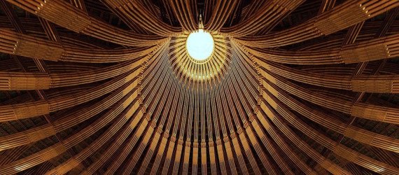 Kim Boi Bamboo Restaurant by Tran Ba Tiep, bamboo bearing structure restaurant, ecotourism restaurant in Hoa Binh, Kim Boi Bamboo Restaurant in Hoa Binh, bamboo restaurant, bamboo architecture in Vietnam