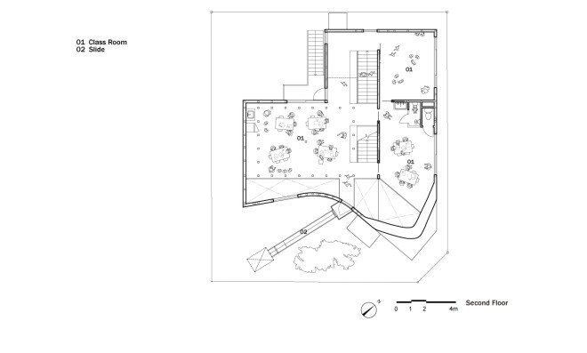 mad architects, japan, Okazaki, aichi prefecture, kindergarten, adaptive reuse, natural wood, renovation, japanese school, clover house