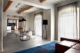MIDE Architetti, renovated 19th Century home, Farmhouse in the countryside, Tuscany, renovated stone home, stylish interiors, terracota bricks louvre, lime-based plaster