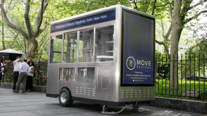 hamptons, long island, montauk, ditch plains beach, kirk park beach, power pedestal, food truck electricity hookup, reducing greenhouse gas emissions, onenyc, clean energy
