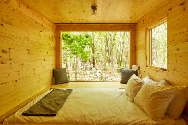 getaway cabin, new york, maisie