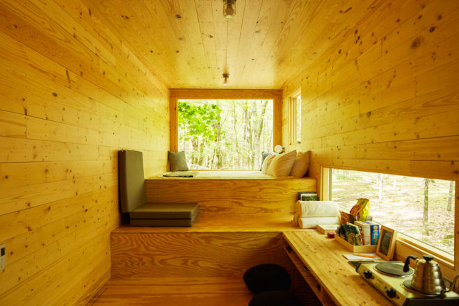 getaway cabin, new york, maisie