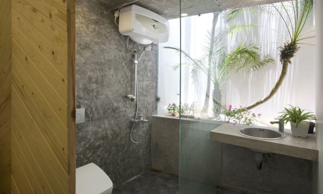 Maison T, Nghia-Architect, Hanoi, perforated brick, flexible spaces, garden space, flexible layout, green architecture, small houses