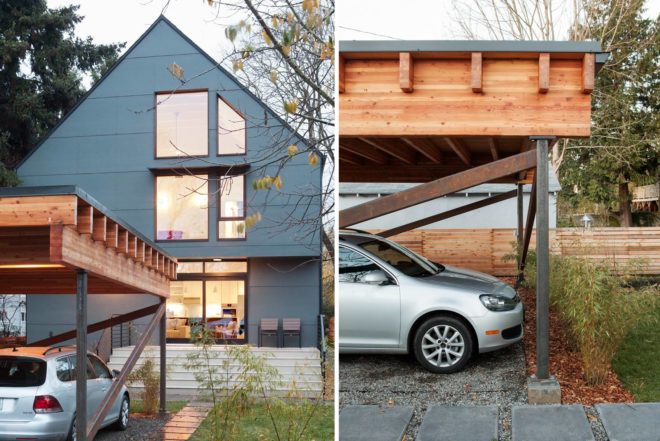 Malboeuf Bowie Architecture, energy-efficient home, Palatine Passive, architect Tiffany Bowie, Scandinavian influence, shou sugi ban Japanese technique, smart monitoring system, passive house, Kiro, charred wood facade