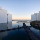 Mar Adentro Hotel, Nido restaurant, Mexico, floating architecture, Miguel Ángel Aragonés, minimalist design, minimalist furniture, walkways and ramps