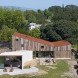 Casper Mork-Ulnes, Meier Rd house, artist's studio, Northern California, green extension, indoor garden, sliding doors, green architecture, pitched roof, barn wood