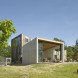 Casper Mork-Ulnes, Meier Rd house, artist's studio, Northern California, green extension, indoor garden, sliding doors, green architecture, pitched roof, barn wood