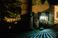 Night Train by Building Works Unit, Night Train at Cēsis Beer Brewery, Night Train by RTU International Architecture Summer School, kinetic installations, Latvian pine installations, Cēsis Beer Brewery adaptive reuse
