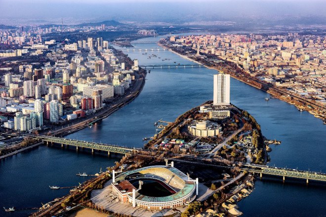 north korea, human rights violations, crystal meth, Pyongyang, skyscraper, construction workers forced to take crystal meth, kim jong-un