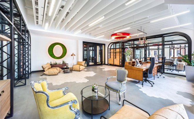 Opera Software headquarters, green headquarters, Poland, Mode:lina Architekci, office space, from recycled materials, green design, interior design, reused materials