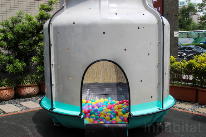 Re-create Taipei by Basurama, World Design Capital Taipei projects, World Design Capital project by Basurama, Basurama and AGUA Design, Basurama and City Yeast, trash into playgrounds, playgrounds made from trash, playgrounds with recycled materials