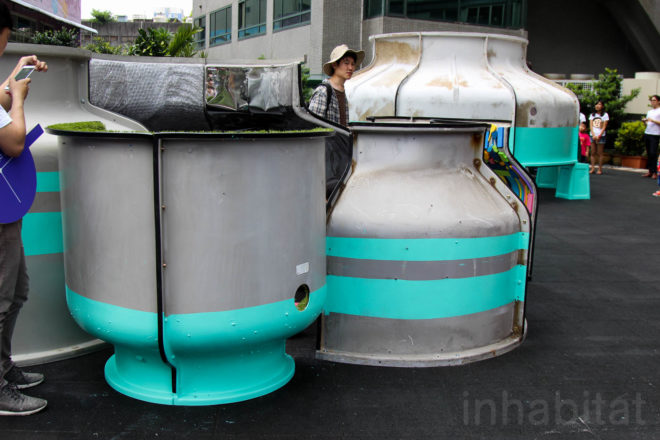 Re-create Taipei by Basurama, World Design Capital Taipei projects, World Design Capital project by Basurama, Basurama and AGUA Design, Basurama and City Yeast, trash into playgrounds, playgrounds made from trash, playgrounds with recycled materials