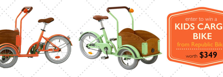 Kids cargo bike contest, kids cargo bike giveaway, republic bike, republic bike kids cargo bike, kids cargo bike, kids bike, kids cargo trike, kids cargo tricycle, kids cargo bicycle, kids cargo bike, cargo bike for kids, mini cargo bike, bikes for kids, green kids, eco kids, cargo bike giveaway, win a kids cargo bike, kids cargo bike giveaway, win a republic bike, win a bike for back to school