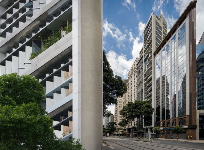 Rio Branco 12 by Triptyque, bioclimatic Brazilian architecture, green renovation rio de janeiro, green renovation RB12, RB12 by Triptyque, RB12 Rio de Janeiro, sustainable RB12