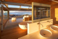 Rooiels Beach House, Elphick Proome Architects, seaside house, Cape Town, vacation house, South Africa, hydraulic shutters, hydraulic power, glass facade, timber shutters, hardwood, steel-framed building, natural light, green architecture