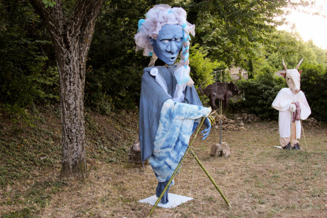 SCAD Lacoste, SCAD Lacoste puppets, puppets by Sam Lasseter, SCAD puppets, SCAD puppet parade, SCAD Hong Kong puppet parade, SCAD Atlanta puppet parade, SCAD Savannah puppet parade, papier-mâché puppets,