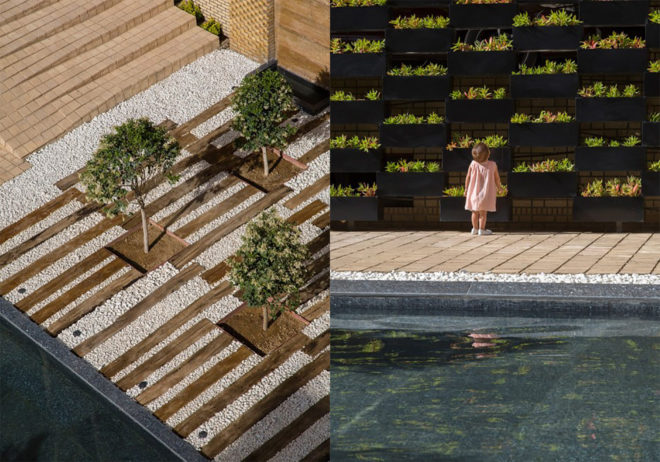 Saba Apartment by TDC Office, Saba Apartment in Tehran, Heravi Square Saba Apartment, green roofed building Tehran, drip irrigation using harvested rainwater
