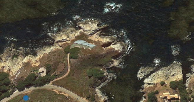 Sea Song residence, Big Sur, Form4 Architecture, net-zero energy, net-zero, xeriscaping, self-cleaning glass, pavilions, green architecture, rainwater harvesting