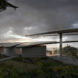 Sea Song residence, Big Sur, Form4 Architecture, net-zero energy, net-zero, xeriscaping, self-cleaning glass, pavilions, green architecture, rainwater harvesting