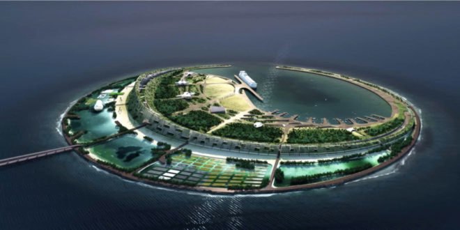 South Sea Pearl Eco-Island, South Sea Pearl Eco-Island competition, South Sea Pearl Eco-Island by Diller Scofidio + Renfro, South Sea Pearl Eco-Island Haikou, Hainan artificial islands, China artificial islands