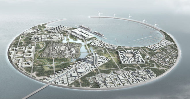 South Sea Pearl Eco-Island, South Sea Pearl Eco-Island competition, South Sea Pearl Eco-Island by Diller Scofidio + Renfro, South Sea Pearl Eco-Island Haikou, Hainan artificial islands, China artificial islands