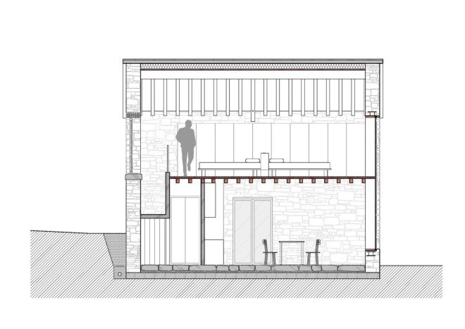Stone Cottage by Studio Contini, off grid summer retreat, off grid cottage in Tuscany, farmhouse renovation project, solar powered summer cottage