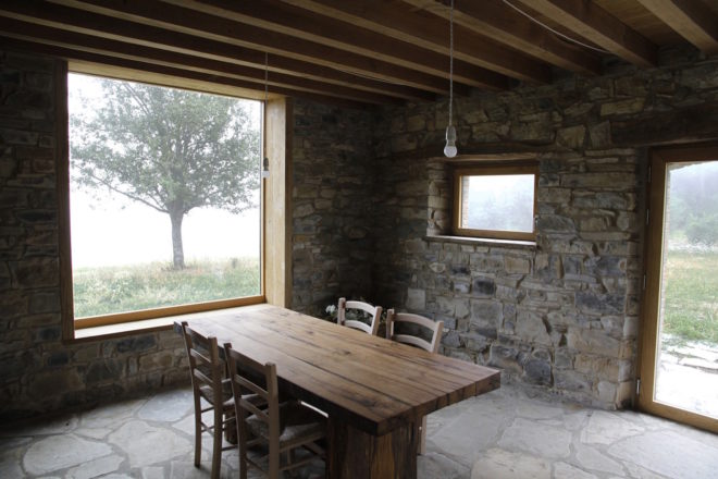 Stone Cottage by Studio Contini, off grid summer retreat, off grid cottage in Tuscany, farmhouse renovation project, solar powered summer cottage