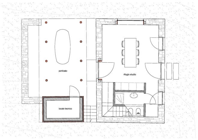 Stone Cottage by Studio Contini, off grid summer retreat, off grid cottage in Tuscany, farmhouse renovation project, solar powered summer cottage
