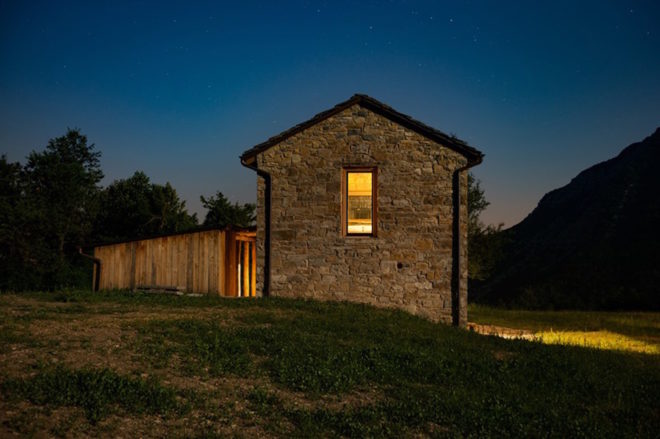 Stone Cottage by Studio Contini, off grid summer retreat, off grid cottage in Tuscany, farmhouse renovation project, solar powered summer cottage