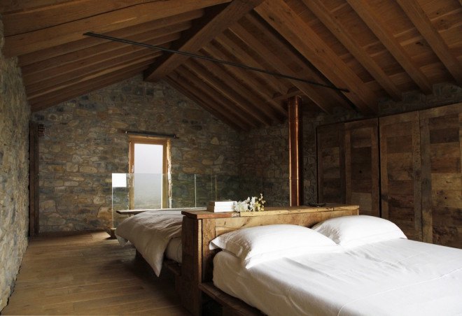 Stone Cottage by Studio Contini, off grid summer retreat, off grid cottage in Tuscany, farmhouse renovation project, solar powered summer cottage