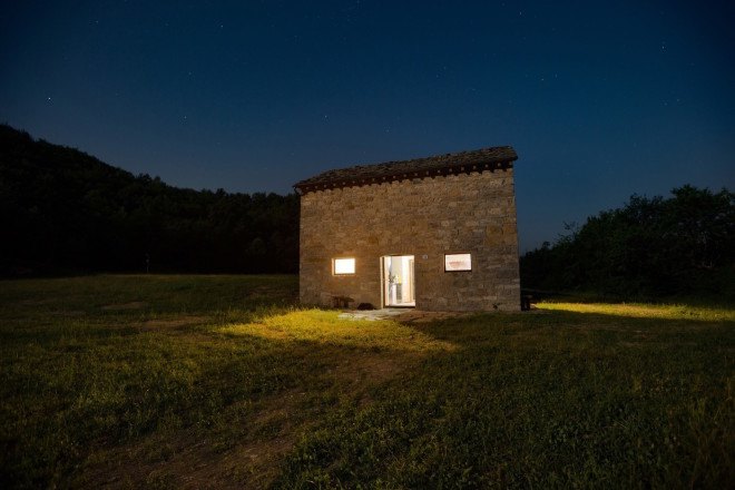Stone Cottage by Studio Contini, off grid summer retreat, off grid cottage in Tuscany, farmhouse renovation project, solar powered summer cottage