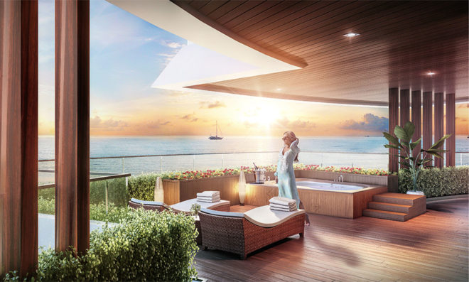 Studio Prescient, vertical garden, residential tower, Abu Dhabi, garden apartments, vertical living, green architecture