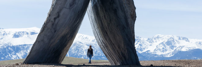 tippet rise, tippet rise art center, art center, sculpture, arup, ensamble studio, wan baan, beartooth mountains, alexander calder, patrick dougherty, mark di severo, stephen talasnik, montana, farm, art exhibition, concert hall, architecture