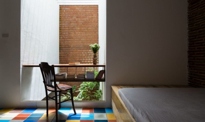 Uncle's House, Vietnam, 3 Atelier, interior garden, natural ventilation, green architecture, vegetables, traditional building materials, traditional architecture