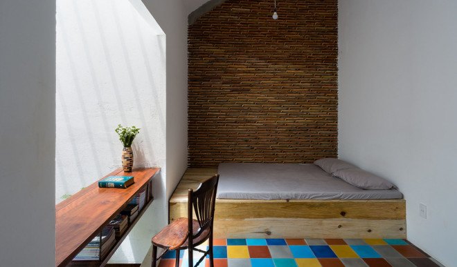 Uncle's House, Vietnam, 3 Atelier, interior garden, natural ventilation, green architecture, vegetables, traditional building materials, traditional architecture
