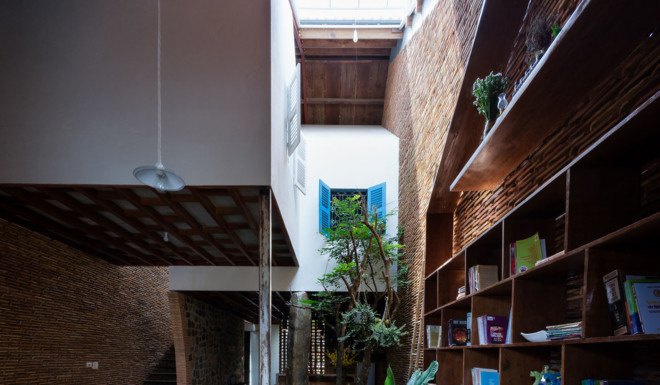 Uncle's House, Vietnam, 3 Atelier, interior garden, natural ventilation, green architecture, vegetables, traditional building materials, traditional architecture