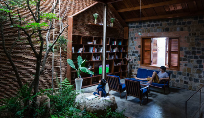 Uncle's House, Vietnam, 3 Atelier, interior garden, natural ventilation, green architecture, vegetables, traditional building materials, traditional architecture