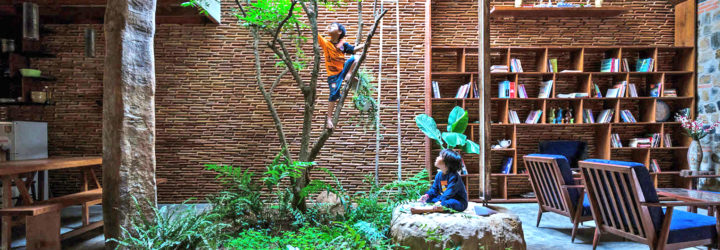 Uncle's House, Vietnam, 3 Atelier, interior garden, natural ventilation, green architecture, vegetables, traditional building materials, traditional architecture