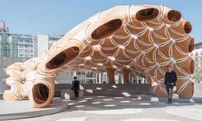 University of Stuttgart Pavilion. biomimicry, biodesign
