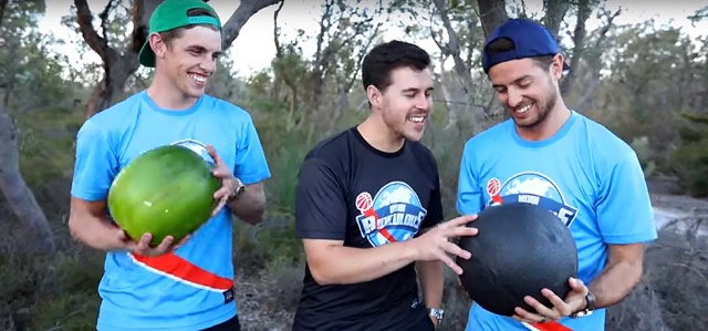 Line-X, How Ridiculous, YouTube, YouTube video, YouTube channel, spray on coating, protective coating, coating, amateur science, fun science, science, watermelon test, watermelon drop