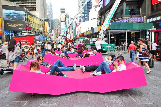 XXX Times Square with Love, times square, times square x chairs, times square art, art nyc, Juergen Mayer H., Juergen Mayer, public art nyc