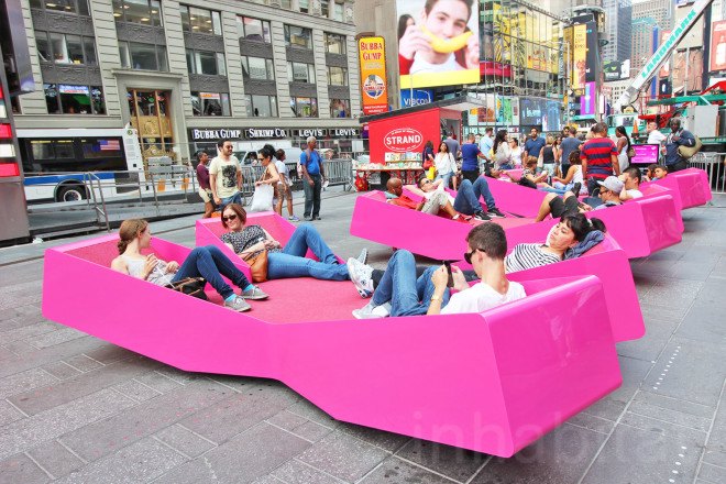 XXX Times Square with Love, times square, times square x chairs, times square art, art nyc, Juergen Mayer H., Juergen Mayer, public art nyc