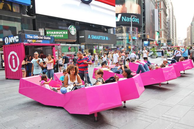 XXX Times Square with Love, times square, times square x chairs, times square art, art nyc, Juergen Mayer H., Juergen Mayer, public art nyc