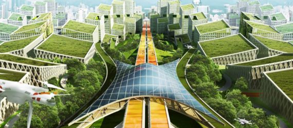 G107 Bao’an by Avoid Obvious and Tetra Architects & Partners, G107 Shenzhen redesign, Bao’an conceptual design, utopian Chinese city design, sustainable Shenzhen