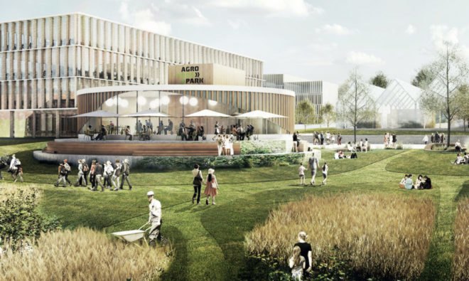 Bill mcdonough, urban farming, agriculture, cradle to cradle, agro-urbanism, design, Danish design, urban agriculture, Aarhus, Denmark, agro food park, food production, Agro Food Park, Aarhus Agro Food Park, agriculture research, agriculture r&d