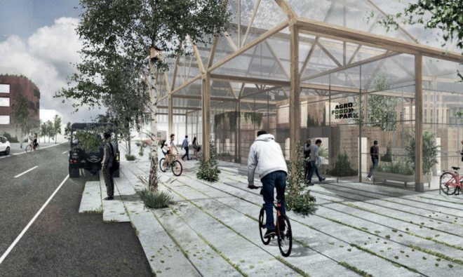 Bill mcdonough, urban farming, agriculture, cradle to cradle, agro-urbanism, design, Danish design, urban agriculture, Aarhus, Denmark, agro food park, food production,